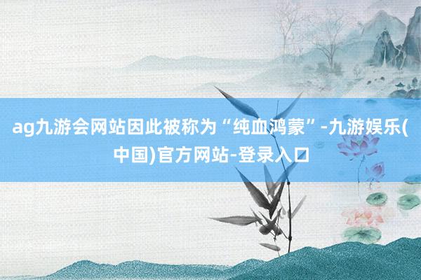 ag九游会网站因此被称为“纯血鸿蒙”-九游娱乐(中国)官方网站-登录入口