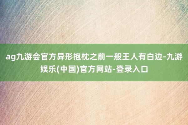 ag九游会官方异形抱枕之前一般王人有白边-九游娱乐(中国)官方网站-登录入口